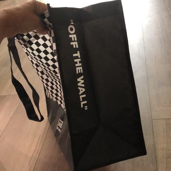 NWOT! - VANS “Off The Wall” Checkerboard Reusable Shopping Bag Tote - Picture 5 of 9
